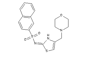 N-[4-(morpholinomethyl)-4-thiazolin-2-ylidene]naphthalene-2-sulfonamide