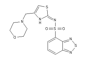 N-[4-(morpholinomethyl)-4-thiazolin-2-ylidene]piazthiole-4-sulfonamide