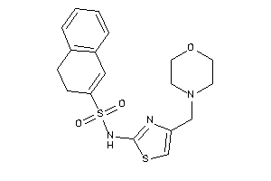 N-[4-(morpholinomethyl)thiazol-2-yl]-3,4-dihydronaphthalene-2-sulfonamide