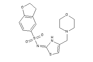 N-[4-(morpholinomethyl)-4-thiazolin-2-ylidene]coumaran-5-sulfonamide