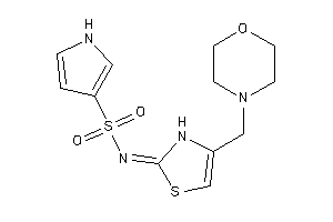 N-[4-(morpholinomethyl)-4-thiazolin-2-ylidene]-1H-pyrrole-3-sulfonamide