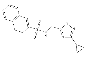 N-[(3-cyclopropyl-1,2,4-oxadiazol-5-yl)methyl]-3,4-dihydronaphthalene-2-sulfonamide