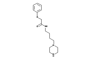 2-phenoxy-N-(4-piperazinobutyl)acetamide