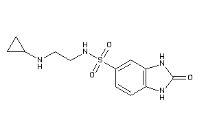 N-[2-(cyclopropylamino)ethyl]-2-keto-1,3-dihydrobenzimidazole-5-sulfonamide