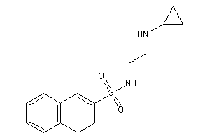 N-[2-(cyclopropylamino)ethyl]-3,4-dihydronaphthalene-2-sulfonamide