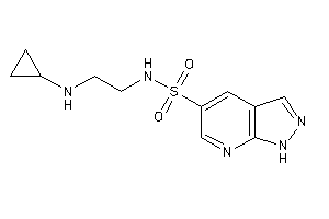 N-[2-(cyclopropylamino)ethyl]-1H-pyrazolo[3,4-b]pyridine-5-sulfonamide