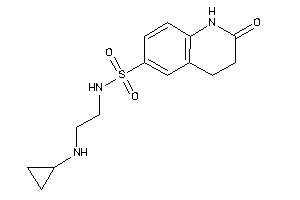 N-[2-(cyclopropylamino)ethyl]-2-keto-3,4-dihydro-1H-quinoline-6-sulfonamide