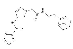 N-[1-[2-[2-(4-bicyclo[3.1.1]hept-3-enyl)ethylamino]-2-keto-ethyl]pyrazol-4-yl]thiophene-2-carboxamide