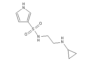 N-[2-(cyclopropylamino)ethyl]-1H-pyrrole-3-sulfonamide