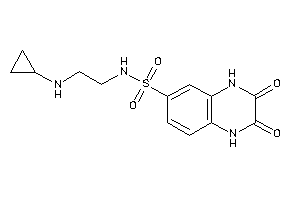 Image of N-[2-(cyclopropylamino)ethyl]-2,3-diketo-1,4-dihydroquinoxaline-6-sulfonamide