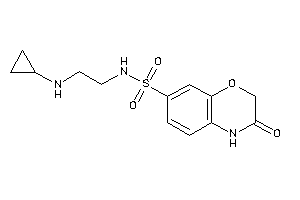 N-[2-(cyclopropylamino)ethyl]-3-keto-4H-1,4-benzoxazine-7-sulfonamide