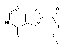 6-(piperazine-1-carbonyl)-3H-thieno[2,3-d]pyrimidin-4-one