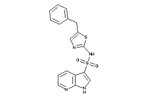 N-(5-benzylthiazol-2-yl)-1H-pyrrolo[2,3-b]pyridine-3-sulfonamide