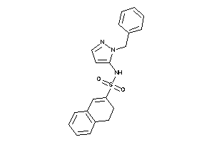 N-(2-benzylpyrazol-3-yl)-3,4-dihydronaphthalene-2-sulfonamide