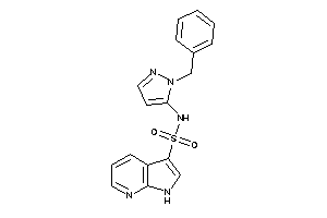 N-(2-benzylpyrazol-3-yl)-1H-pyrrolo[2,3-b]pyridine-3-sulfonamide