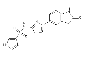 N-[4-(2-ketoindolin-5-yl)thiazol-2-yl]-1H-imidazole-4-sulfonamide