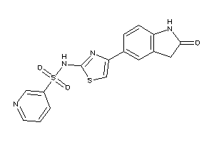 N-[4-(2-ketoindolin-5-yl)thiazol-2-yl]pyridine-3-sulfonamide