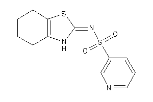 N-(4,5,6,7-tetrahydro-3H-1,3-benzothiazol-2-ylidene)pyridine-3-sulfonamide