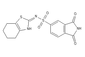 1,3-diketo-N-(4,5,6,7-tetrahydro-3H-1,3-benzothiazol-2-ylidene)isoindoline-5-sulfonamide