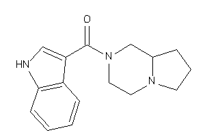 Image of 3,4,6,7,8,8a-hexahydro-1H-pyrrolo[1,2-a]pyrazin-2-yl(1H-indol-3-yl)methanone