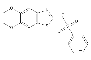 N-(6,7-dihydro-[1,4]dioxino[2,3-f][1,3]benzothiazol-2-yl)pyridine-3-sulfonamide