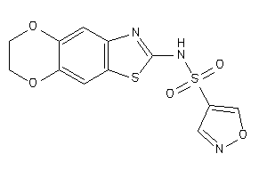 N-(6,7-dihydro-[1,4]dioxino[2,3-f][1,3]benzothiazol-2-yl)isoxazole-4-sulfonamide
