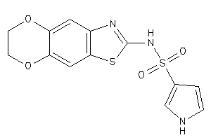 N-(6,7-dihydro-[1,4]dioxino[2,3-f][1,3]benzothiazol-2-yl)-1H-pyrrole-3-sulfonamide