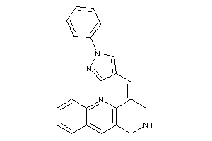4-[(1-phenylpyrazol-4-yl)methylene]-2,3-dihydro-1H-benzo[b][1,6]naphthyridine