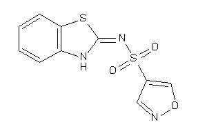 N-(3H-1,3-benzothiazol-2-ylidene)isoxazole-4-sulfonamide