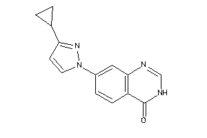 7-(3-cyclopropylpyrazol-1-yl)-3H-quinazolin-4-one