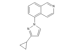 Image of 5-(3-cyclopropylpyrazol-1-yl)isoquinoline