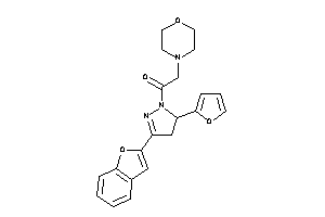 1-[3-(benzofuran-2-yl)-5-(2-furyl)-2-pyrazolin-1-yl]-2-morpholino-ethanone