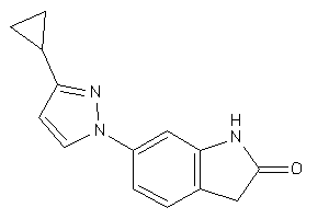 6-(3-cyclopropylpyrazol-1-yl)oxindole