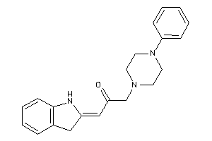 Image of 1-indolin-2-ylidene-3-(4-phenylpiperazino)acetone