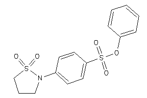 4-(1,1-diketo-1,2-thiazolidin-2-yl)benzenesulfonic Acid Phenyl Ester