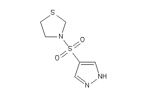 3-(1H-pyrazol-4-ylsulfonyl)thiazolidine
