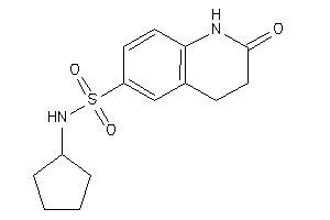 N-cyclopentyl-2-keto-3,4-dihydro-1H-quinoline-6-sulfonamide