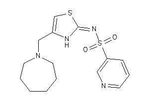 N-[4-(azepan-1-ylmethyl)-4-thiazolin-2-ylidene]pyridine-3-sulfonamide