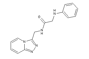 2-anilino-N-([1,2,4]triazolo[4,3-a]pyridin-3-ylmethyl)acetamide