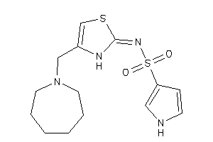 N-[4-(azepan-1-ylmethyl)-4-thiazolin-2-ylidene]-1H-pyrrole-3-sulfonamide