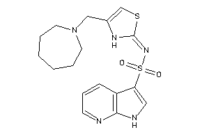 N-[4-(azepan-1-ylmethyl)-4-thiazolin-2-ylidene]-1H-pyrrolo[2,3-b]pyridine-3-sulfonamide