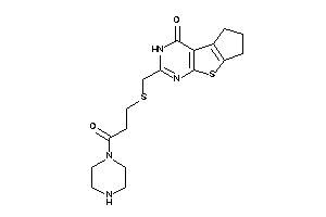 [(3-keto-3-piperazino-propyl)thio]methylBLAHone