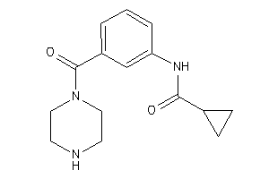 N-[3-(piperazine-1-carbonyl)phenyl]cyclopropanecarboxamide