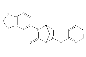 5-(1,3-benzodioxol-5-yl)-2-benzyl-2,5-diazabicyclo[2.2.1]heptan-6-one