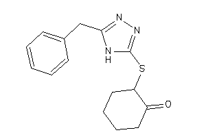 2-[(5-benzyl-4H-1,2,4-triazol-3-yl)thio]cyclohexanone