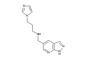 3-imidazol-1-ylpropyl(1H-pyrazolo[3,4-b]pyridin-5-ylmethyl)amine