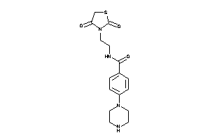 N-[2-(2,4-diketothiazolidin-3-yl)ethyl]-4-piperazino-benzamide