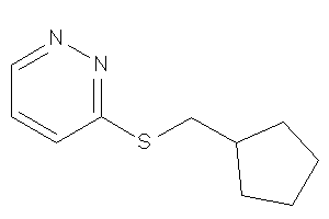 3-(cyclopentylmethylthio)pyridazine