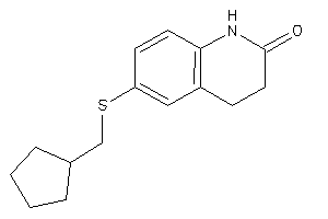 6-(cyclopentylmethylthio)-3,4-dihydrocarbostyril