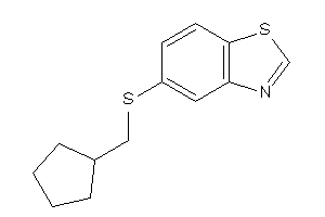 5-(cyclopentylmethylthio)-1,3-benzothiazole